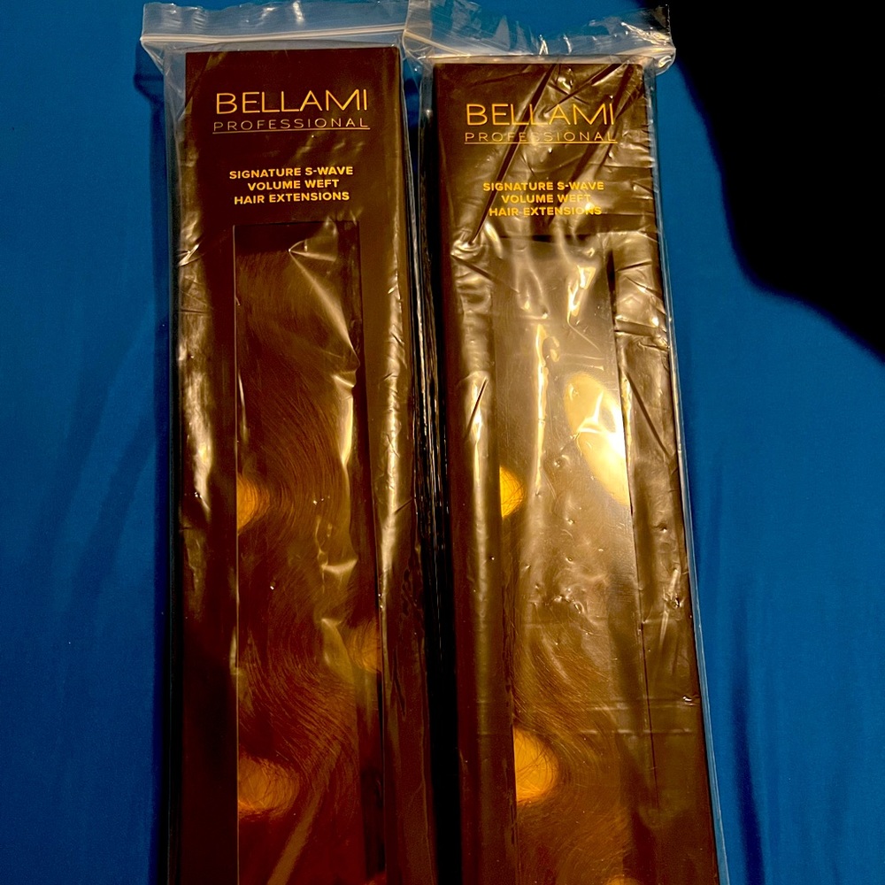 Bellami signature S-wave volume weft hair extensions! 2 unopened boxes!